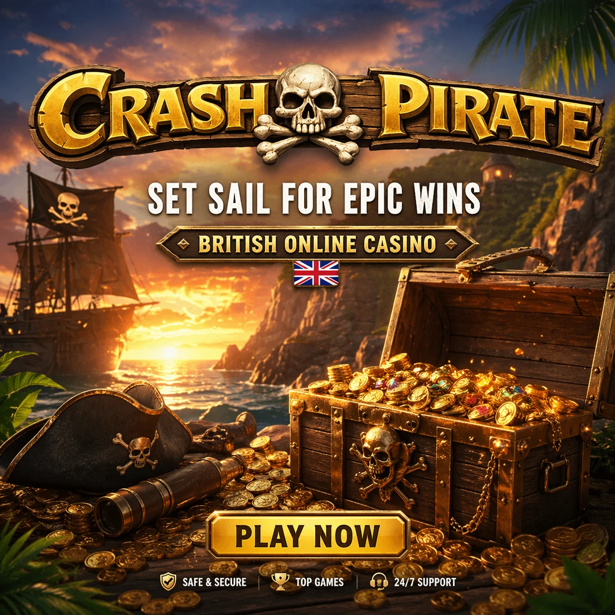 CrashPirate Casino Games